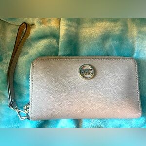 Gray Michael Kors wristlet/wallet.